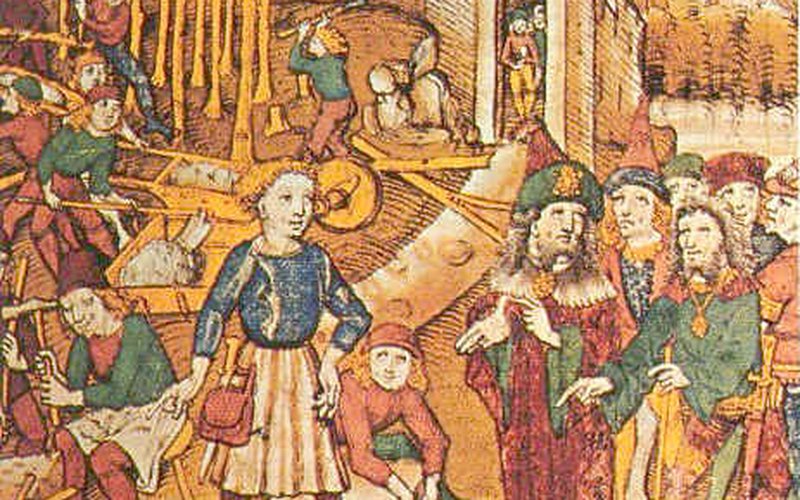 В средневековой Европе художников-левшей часто переучивали писать правой рукой, считая левую дьяволь